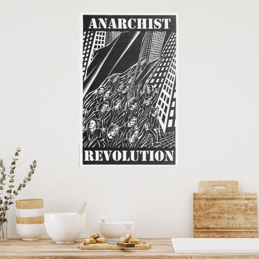 Affiche de la révolution anarchiste (Cuisine)