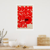 Affiche de la révolution oui Impression d'art soci (Cuisine)