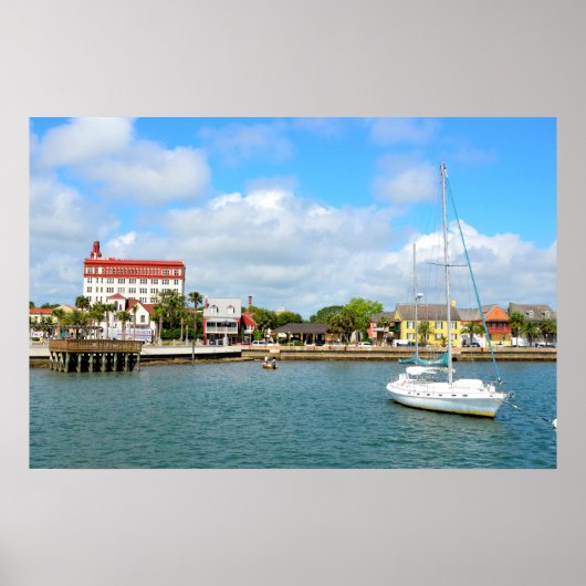 Affiche de la rive du fleuve de St. Augustine, Flo (Devant)