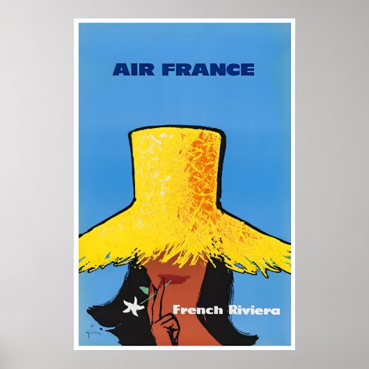 Affiche de la Riviera française Art d'impression d (Devant)