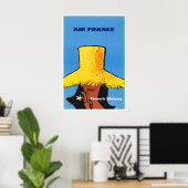 Affiche de la Riviera française Art d'impression d (Bureau à domicile)