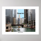 Affiche de la rivière Chicago (Devant)
