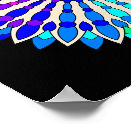 Affiche de la roue couleur™ (Coin)