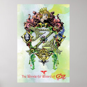 AFFICHE DE LA ROYALTE DU MAGICIEN D'OZ CLASSIQUE