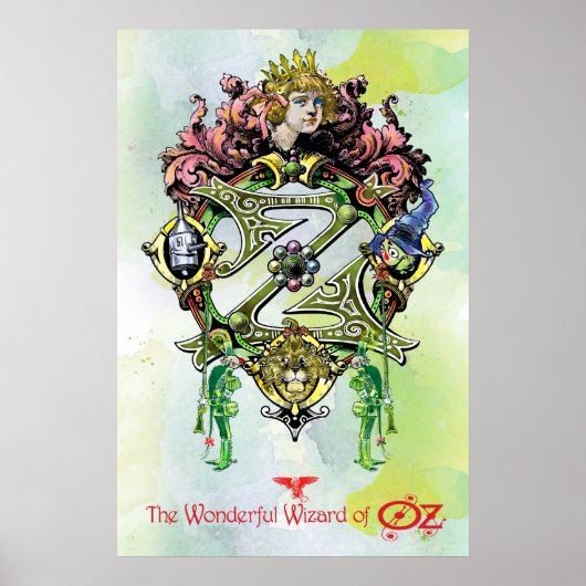 AFFICHE DE LA ROYALTE DU MAGICIEN D'OZ CLASSIQUE (Devant)