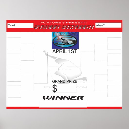 Affiche de la rue 16 (Devant)