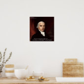 Affiche de la sagesse de James Madison "Guerre et  (Cuisine)