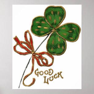 Affiche de la Saint-Patrick Chanceux Irlandais