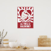 Affiche de la Saint-Valentin (Cuisine)