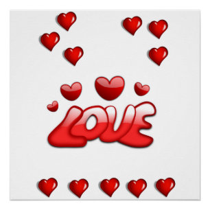 Affiche de la Saint-Valentin