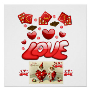 Affiche de la Saint-Valentin