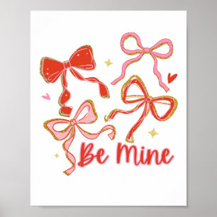 Affiche de la Saint-Valentin Bow Coquette • Be Min