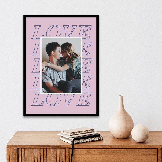 Affiche de la Saint-Valentin Love Typography - Lav