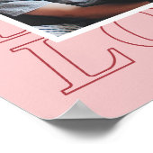 Affiche de la Saint-Valentin Love Typography - Ros (Coin)