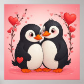 Affiche de la Saint-Valentin sur l'amour des manch (Devant)