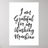 Affiche de la salle de blanchisserie (Devant)