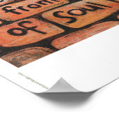 Affiche de la salle de classe St. Clare d'Assisi (Coin)