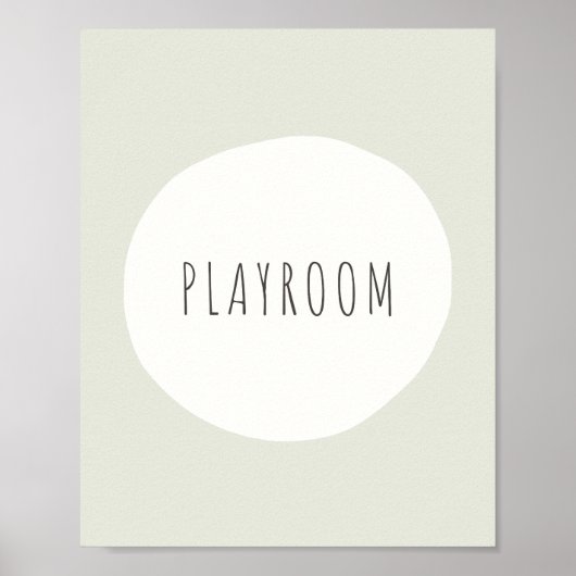 affiche de la salle de jeux Poster & Prints (Devant)