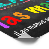 Affiche de la salle de santé de l'école espagnole (Coin)