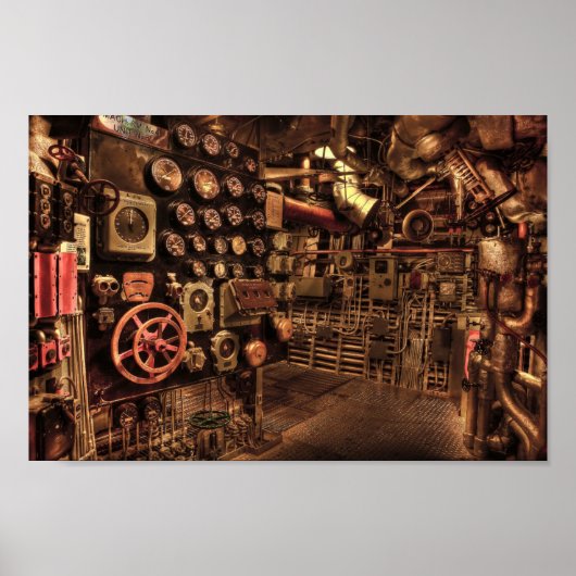 affiche de la salle des machines (Devant)