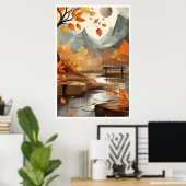 Affiche de la scène automne / automne (Bureau à domicile)