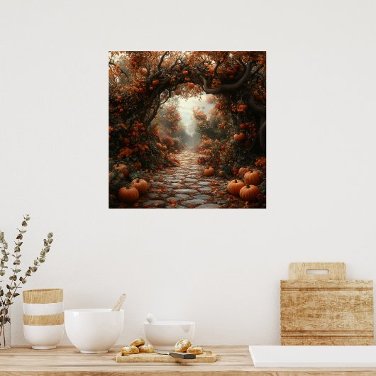 Affiche de la scène d'automne (Cuisine)