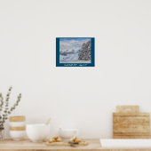 Affiche de la scène de neige (Cuisine)