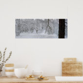 Affiche de la scène de neige d'hiver Imprimer (Cuisine)