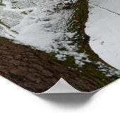 Affiche de la scène de neige d'hiver Imprimer (Coin)