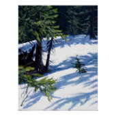 Affiche de la scène de neige Sunlit Colorado Mount (Devant)