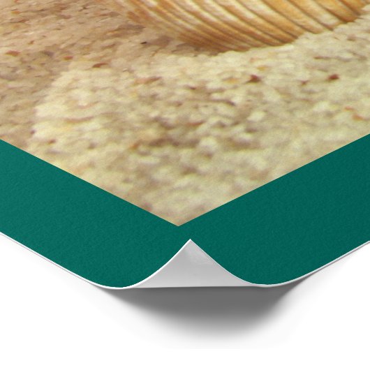 Affiche de la scène de plage (Coin)