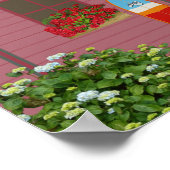 Affiche de la scène de plage tropicale (Coin)