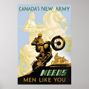Affiche de la Seconde Guerre mondiale L'armée nouv