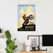 Affiche de la Seconde Guerre mondiale L'armée nouv (Bureau à domicile)