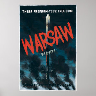 Affiche de la Seconde Guerre mondiale Pologne soul