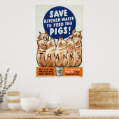 Affiche de la Seconde Guerre mondiale - Salvados - (Cuisine)