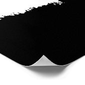 Affiche de la silhouette de la statue de la Libert (Coin)