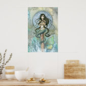 Affiche de la Sirène de Silver Moon par Molly Harr (Cuisine)