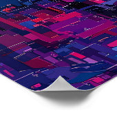 Affiche de la skyline de Hong Kong – Art vibrant d (Coin)