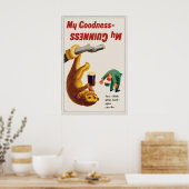 Affiche de la Sloth Guinness John Gilroy Vintage (Cuisine)