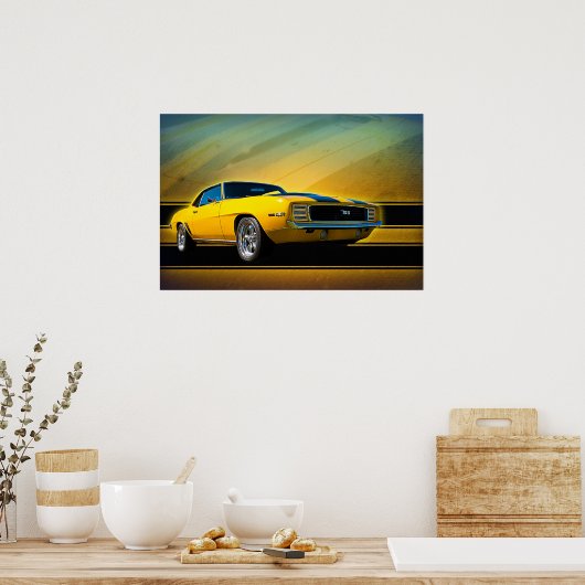 Affiche de la SS Camaro 1969 (Cuisine)