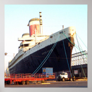 Affiche de la SS United States Ocean Liner