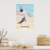 Affiche de la station de ski de Panticosa en Espag (Cuisine)