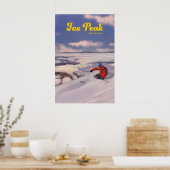 Affiche de la station de ski Fox Peak Nouvelle-Zél (Cuisine)