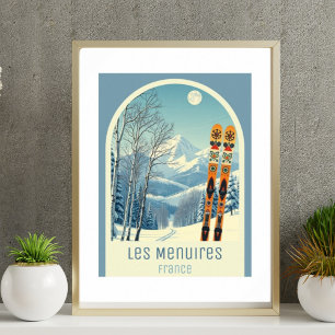 Affiche de la station de ski Les Menuires