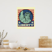 Affiche de la statue de la liberté (Cuisine)