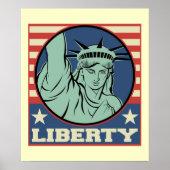 Affiche de la statue de la liberté (Devant)