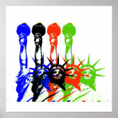 Affiche de la statue de la liberté (Devant)