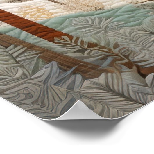 Affiche de la surface de surface neige (Coin)