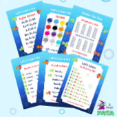 Affiche de la table de 5 pour les enfants | Mathém